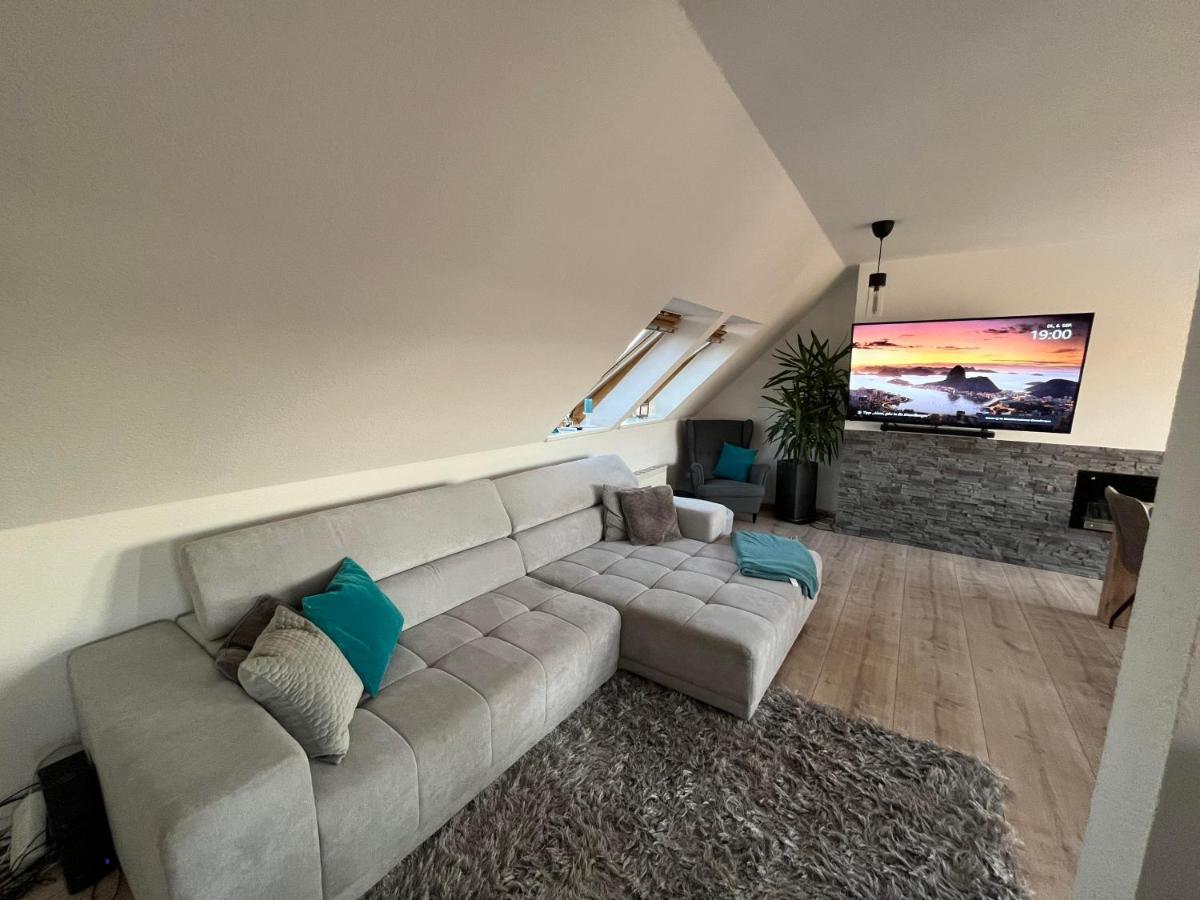 105 Qm Neues Klimatisiertes Appartment Fuer Familien Privater Parkplatz Chemnitz Bagian luar foto