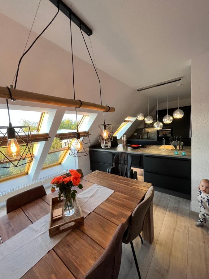 105 Qm Neues Klimatisiertes Appartment Fuer Familien Privater Parkplatz Chemnitz Bagian luar foto