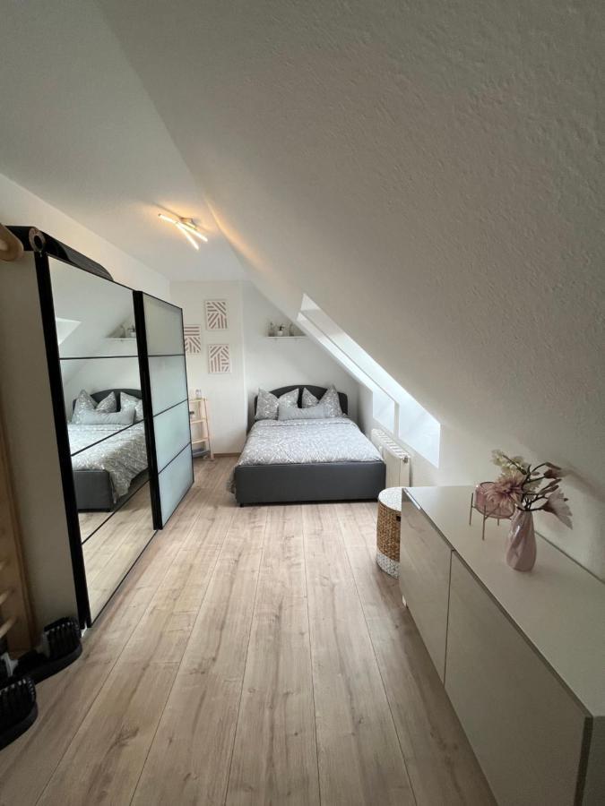 105 Qm Neues Klimatisiertes Appartment Fuer Familien Privater Parkplatz Chemnitz Bagian luar foto